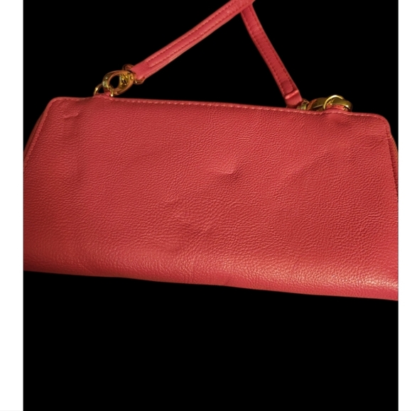 Pink Polka Dot Wallet On A Strap By Betsey - Picture 3 of 4